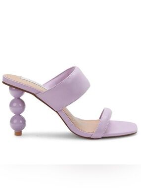 Seven7 Lilac Double-Strap Bead-Stack Heel Sandal